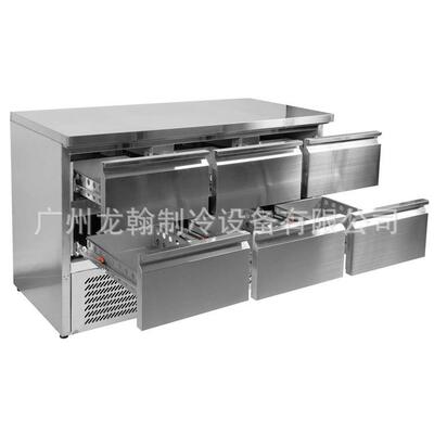 欧款抽式沙拉披萨藏EGZ工作沙台律保鲜操屉作冷台风冷平台冰箱冷