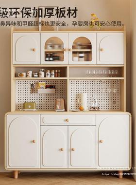 奶油FND风酒柜餐边柜靠墙一柜体客家小型厅现代简约置物用架展示