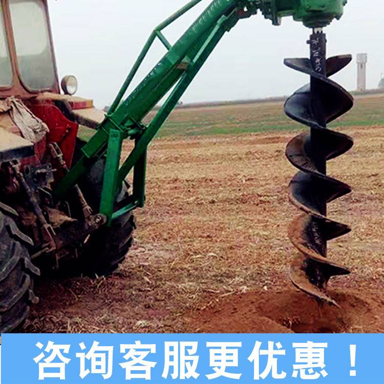 地面挖坑打洞机  植树造林挖坑机   拖拉机带动三点悬挂式