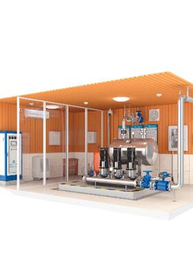 一体智慧泵房集成式农灌林溉二次水泵59127房工地排化水给水泵站