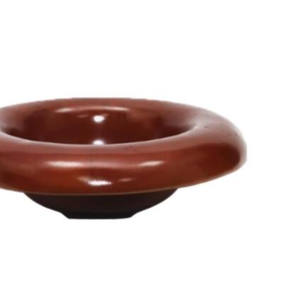 意式创G25503意简约中古果盘原枣红水果盘样板型房客茶厅几装饰品