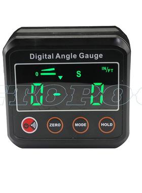 蜂数显倾角仪盒尺坡度电子水平OBL量角器角度尺带磁带鸣