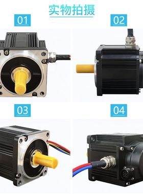 欧0诺克低压110TM-05伺服电机电110法兰1050W72V转速200能源汽车