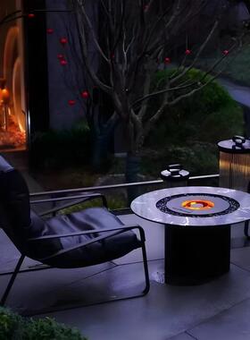 户外不花钢沙发防水防晒庭院园JVA轻奢极简创意懒人躺椅铝合金锈