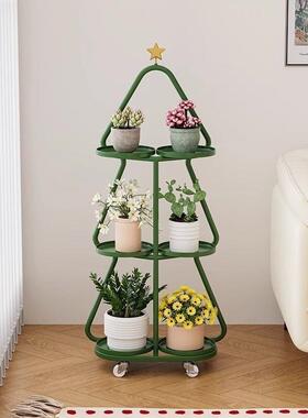 铁艺花架架23360置物架阳台移动盆新花款客厅花子地落式多