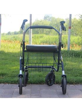 旅游推车老人可坐代折叠助力椅51488子出行便轮携式老年手推车车