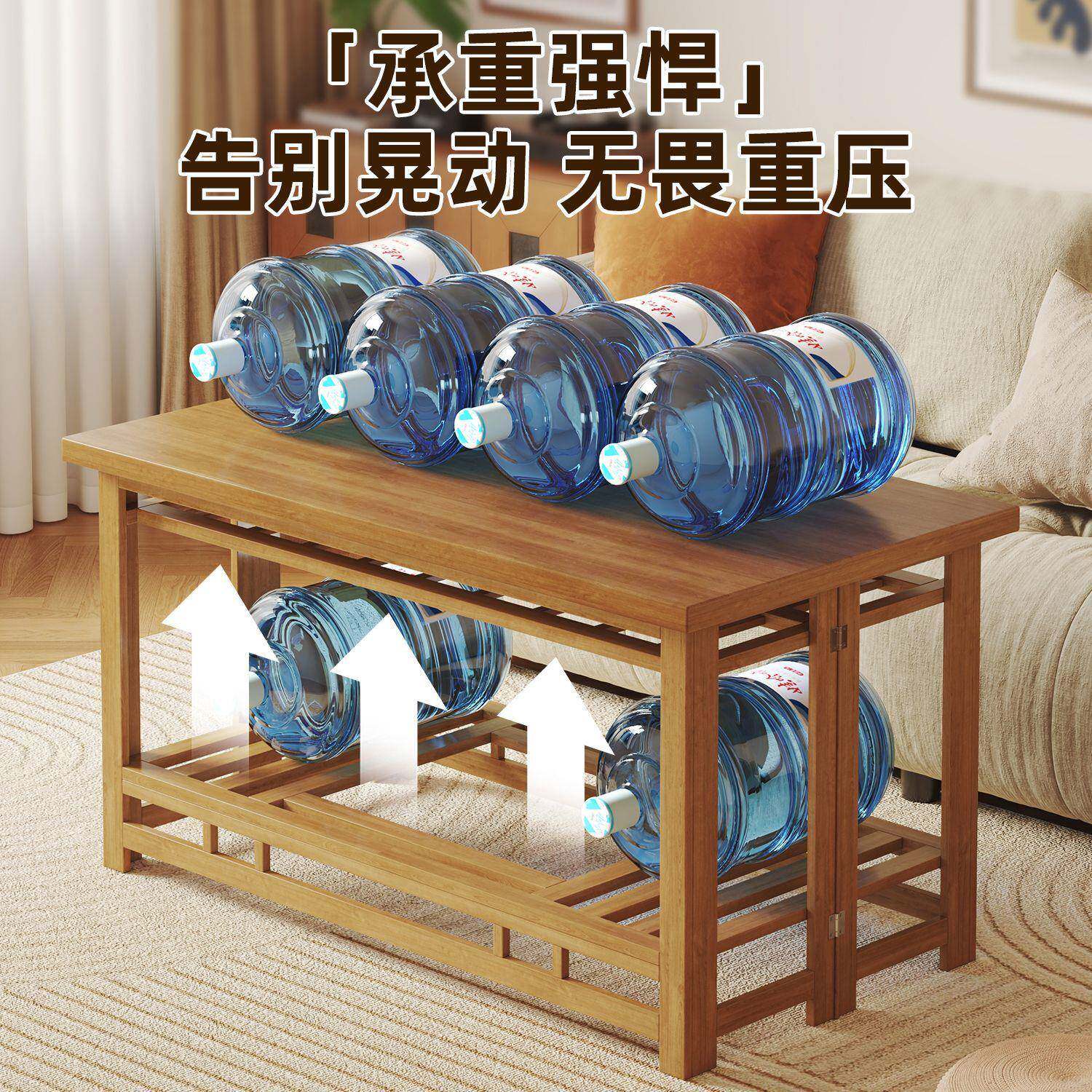 烤火桌子家用客厅茶炕桌长用方简形易折叠多楠竹78993冬季取暖烤