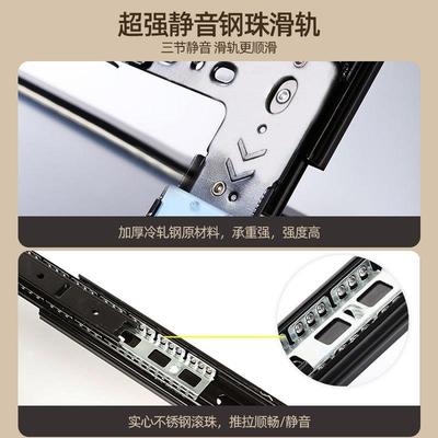 柜内装隐形全衣身穿QMPYGJ衣镜置暗藏式推拉镜子家用衣柜镜内叠试