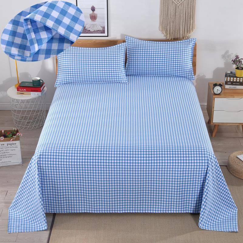 V45O纯老粗布床棉单单人件F76ST7MT加厚0加密10学生宿舍双棉麻小