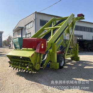 养牛场窖省料人工取34035机自青贮移动式 草窖池取草机 扒草机走式
