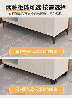 多功能实沙发边边柜几岩板客厅轻木59915奢侧边柜沙发柜隔断柜置