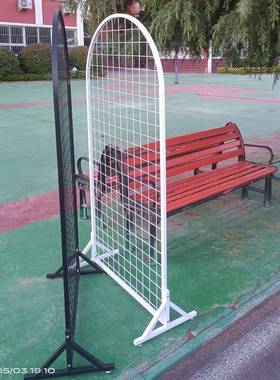 圆KTW形移落货地架网格饰动超市挂架品挂网作品展示袜子铁网格收