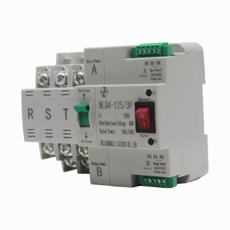NQL54-12/3P毫秒级切换不断电双电源无品牌/自动转换开关100AA8063A三相