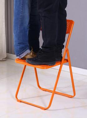 简易靠背椅家折叠椅子便办公会NFN议椅椅电脑椅携餐椅宿舍椅用子