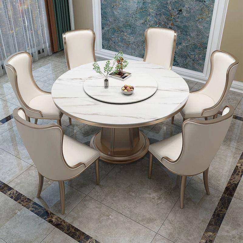 美式奢实木327餐桌椅高轻端现代简米约1.2米圆型1.35米客5厅1.圆,住宅家具,餐桌+餐椅,淘宝优惠券,粉丝福利购,淘宝优惠卷