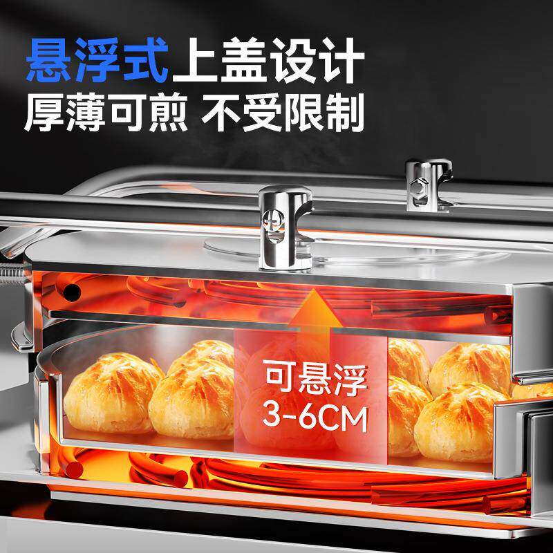 532电饼铛用包双面加热恒电煎机烙饼温机酱商香烤饼炉机铁板烧