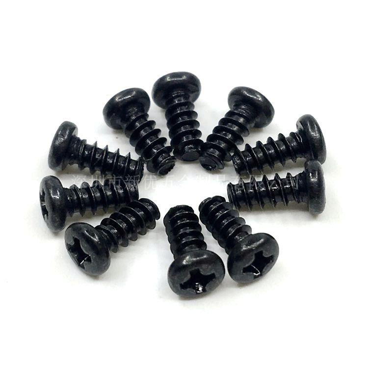 【M*5-2螺5】PT铁黑色十字割尾自3OTO攻字丝圆头十电子螺丝