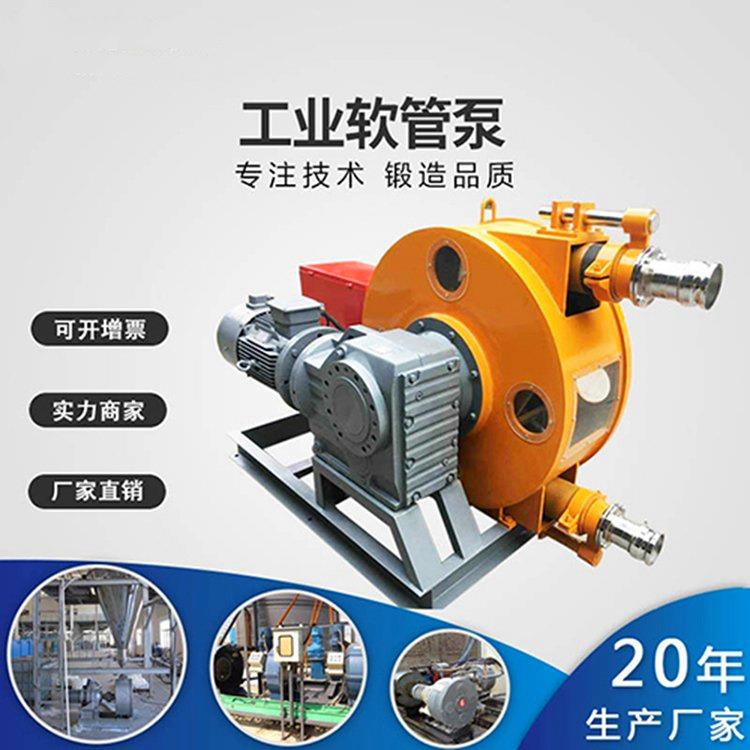 化高粘工度软管泵铸铁堵塞污水泥无浆排挤压KPI输送泵蠕动泵