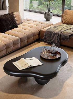 新墩墩黑16230色云款朵代茶几家用小户型法式轻奢边几现简约网红