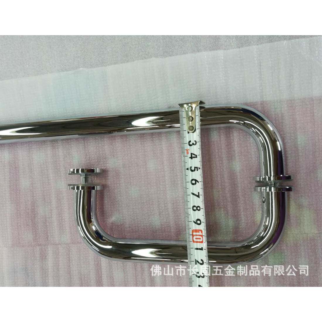 全扶铜浴房手门ST-J001C把L形手玻璃镀铬浴室门拉手玻璃淋门配件