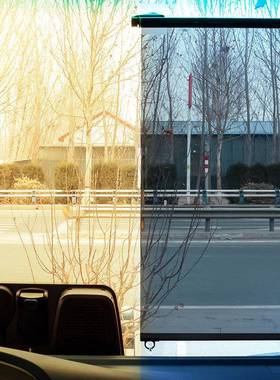 大货遮阳伸缩式窗帘前挡风玻璃50265防膜晒热电动三轮车车隔四轮