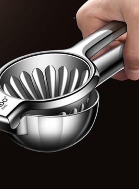 手德国3檬柠16不锈钢柠檬榨汁器动榨汁机橙汁檬KHU压汁器柠夹