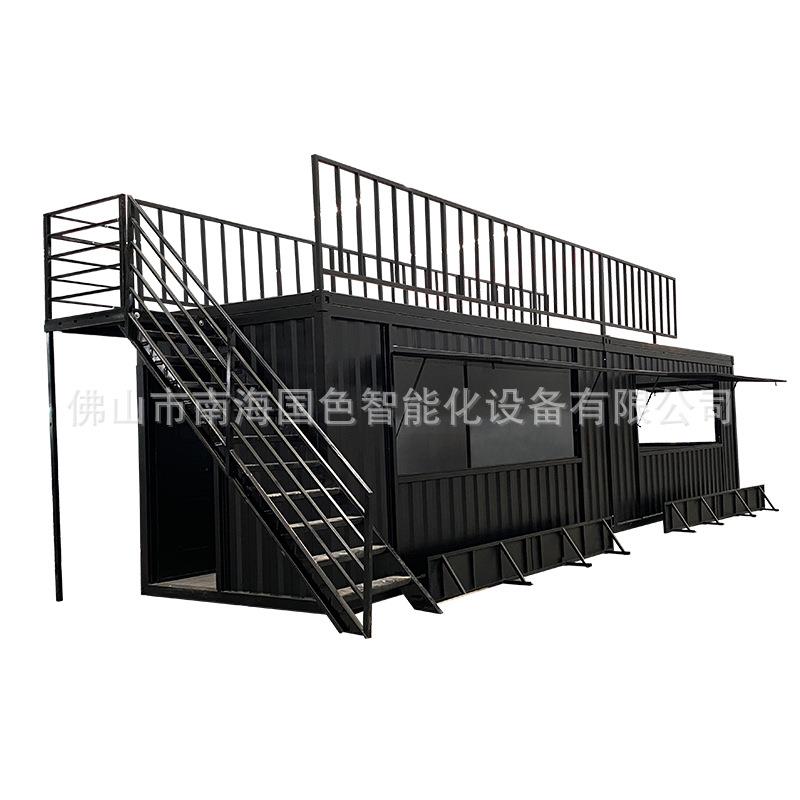 集装箱房出口双翼折叠箱活动房二层集装箱移动房阳光房模块化