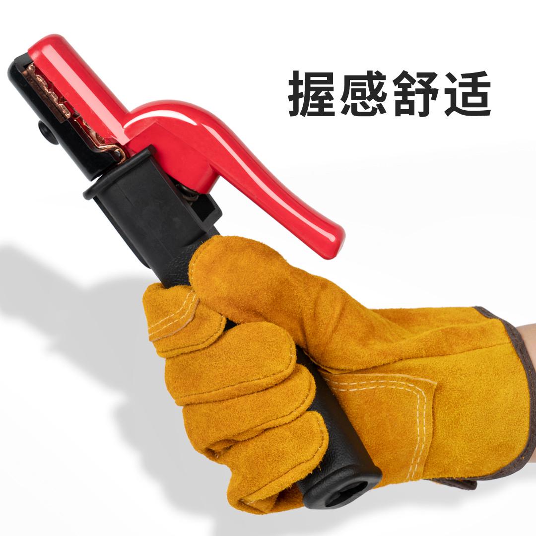 爆款【软柄不烫手】电焊钳工业级电焊机焊把钳族800a焊工防护焊防