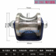 重型加厚带轴U型轨道轮2寸3寸钢管滑轮圆钢槽轮大圆弧型铁轮子