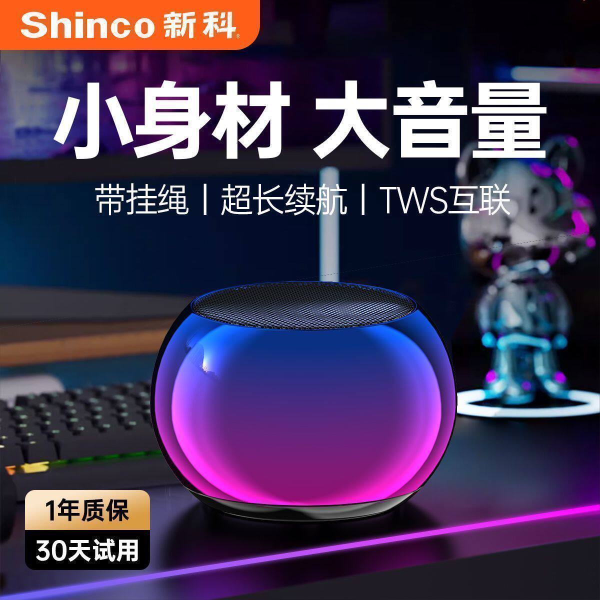 新科DZ-017新款户外蓝牙音响车载小音箱重低音小型迷你便携音箱