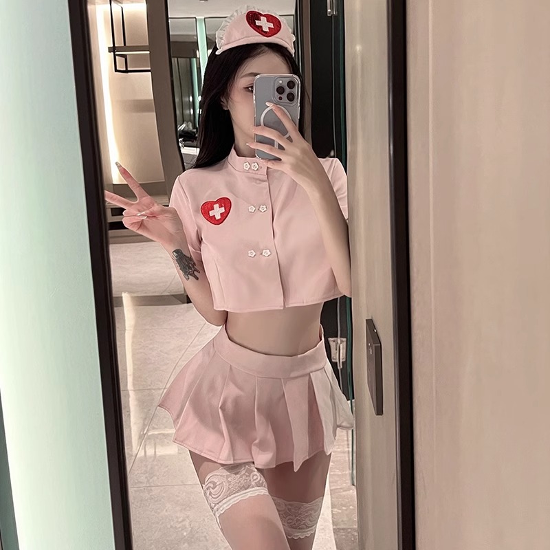 性感护士服cos丝袜情调制服内衣套装q器火辣纯欲Q趣睡衣成人肚兜
