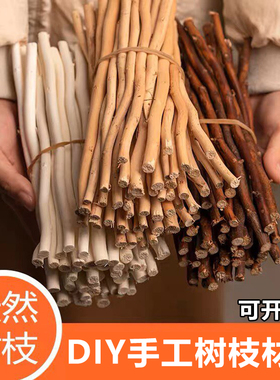 天然干树枝手工DIY装饰