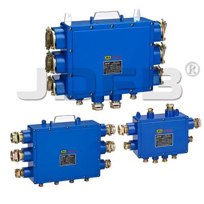 50对电话接线盒JHH-10BCA防爆接线盒100对端子矿用本安盒60V/1A