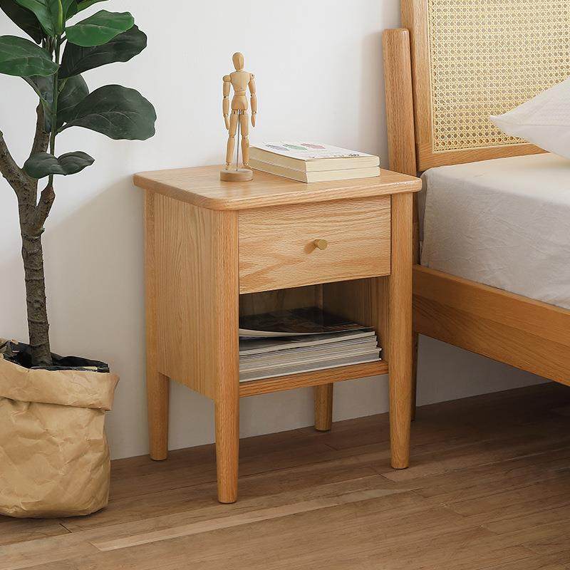 北欧现代简约红橡木实木床头柜40cm小柜子家用卧室斗柜超窄储物柜,家装灯饰光源,其它灯具灯饰,淘宝优惠券,粉丝福利购,淘宝优惠卷