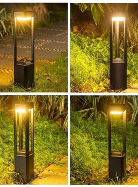 草坪灯户外防水庭院灯方圆形园林接电花园灯草地灯室外led景观灯