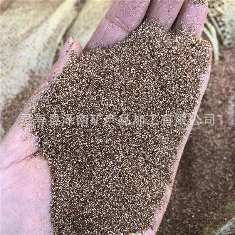 供应刹车片暖贴用20-40目40-60目膨胀蛭石粉保温育苗用蛭石粉