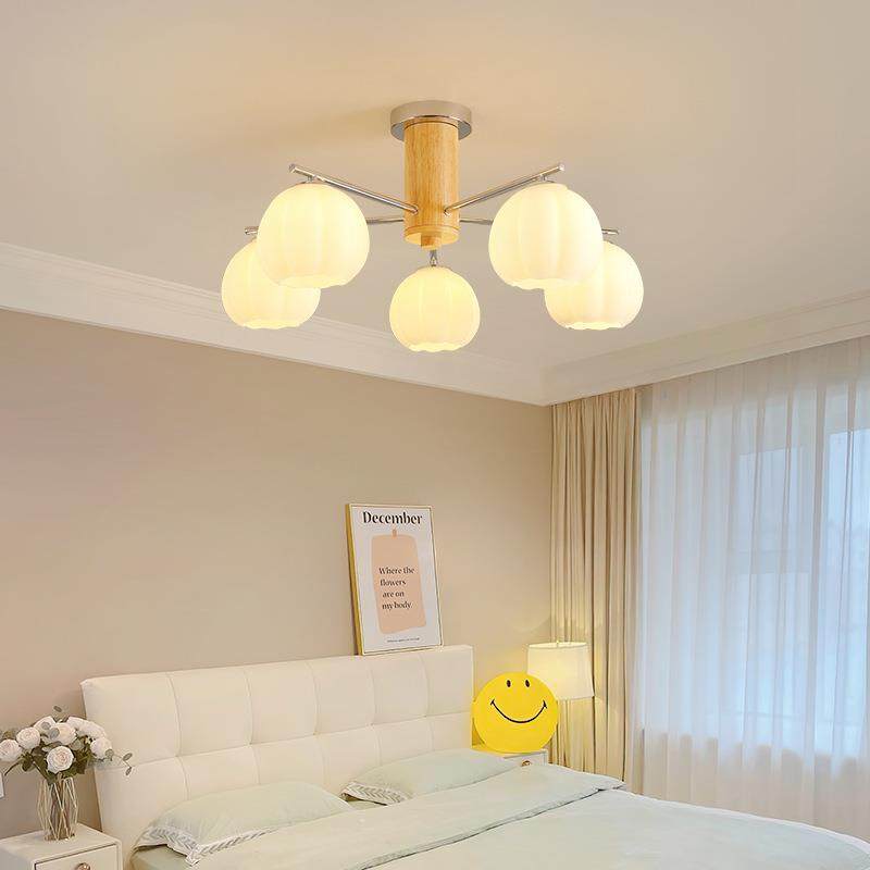 原木奶油风客厅吊灯日式复古南瓜卧室餐厅中古法式花朵大厅主灯具,婴童用品,其它婴童用品,淘宝优惠券,粉丝福利购,淘宝优惠卷