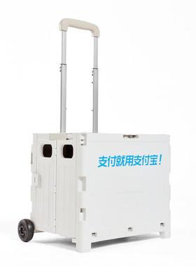 2轮折叠购物车爬楼便携菜篮拉杆车摆摊手拉车家用小推车