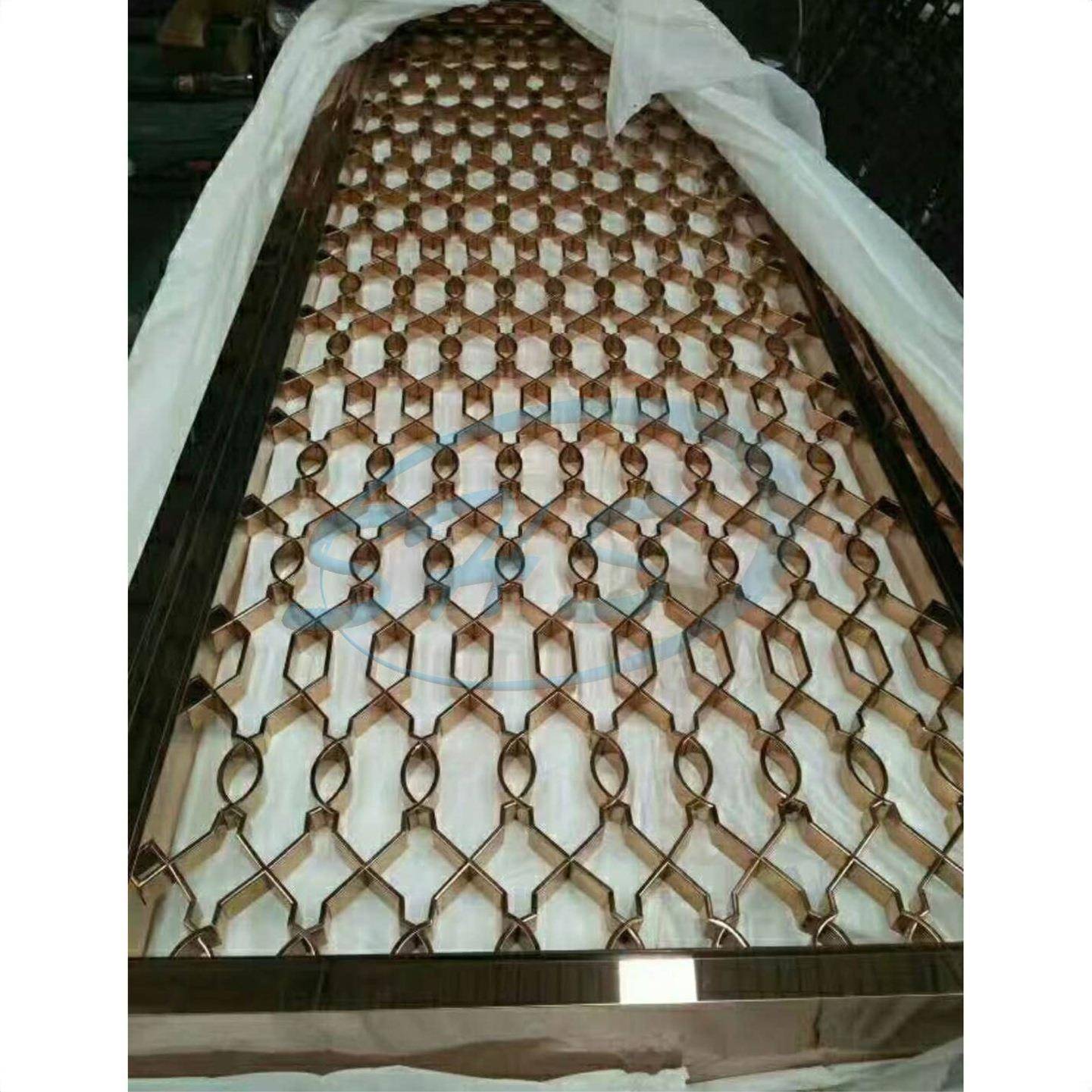 现代简约家居用不锈钢屏风隔断玄关款式多样多种颜色可挑选