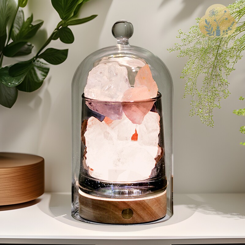 无火香薰扩香石晶石灯家用卧室内高级感送女生淡香氛生日礼物盒男