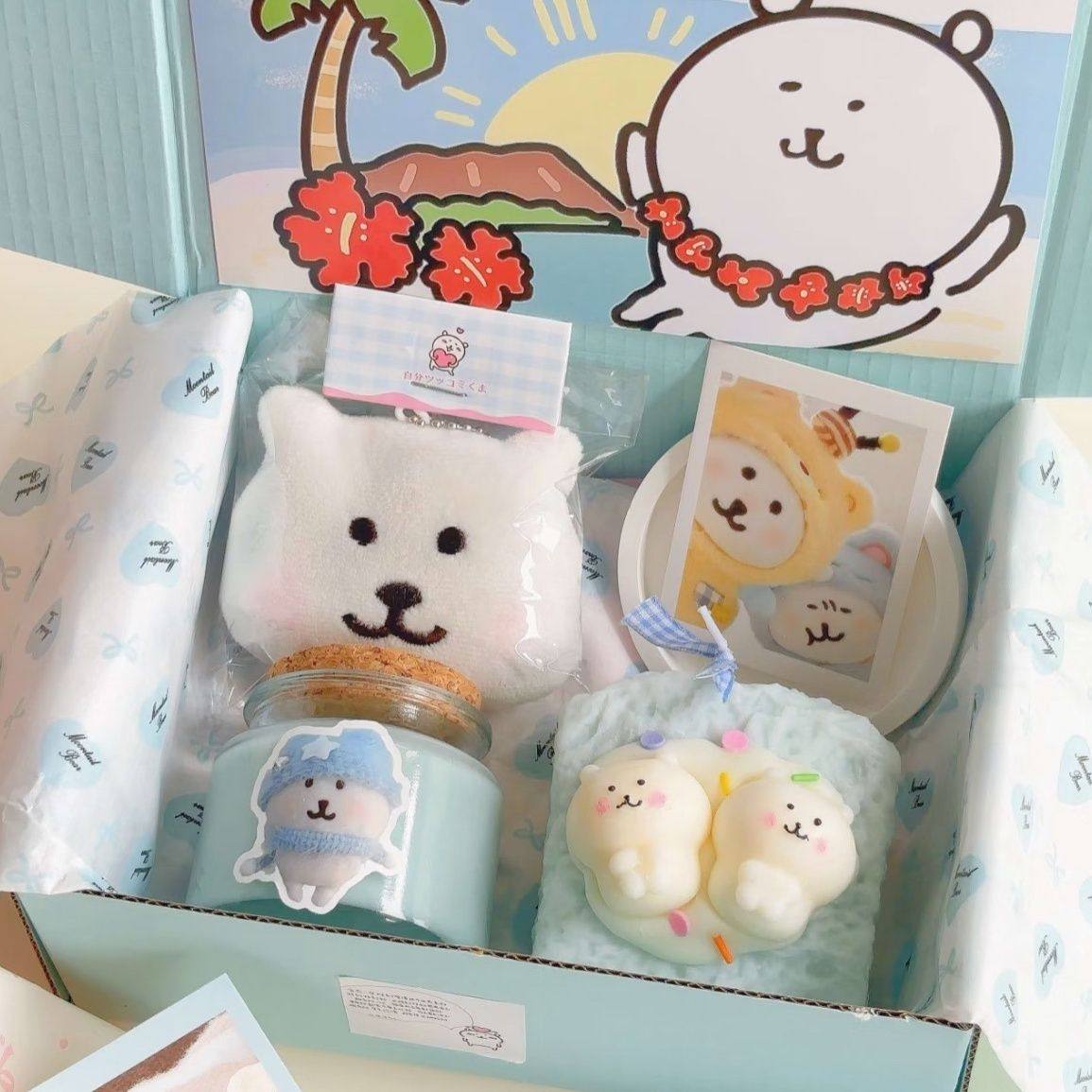 可爱熊香薰蜡烛礼盒生日礼物送男生女生闺蜜朋友节日礼品生日礼盒,家居饰品,香薰礼盒,淘宝优惠券,粉丝福利购,淘宝优惠卷