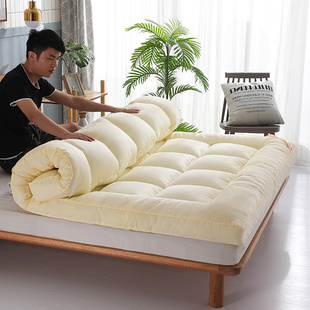 床垫软垫家用单人双人学生宿舍榻榻米床褥子1.35米1米1.2垫被 加厚