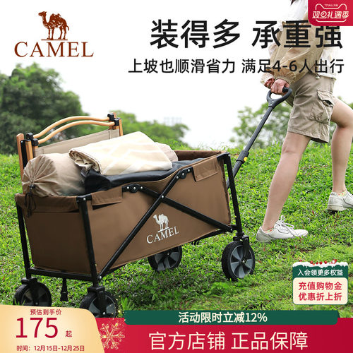 露营车野餐可折叠手推拖车户外