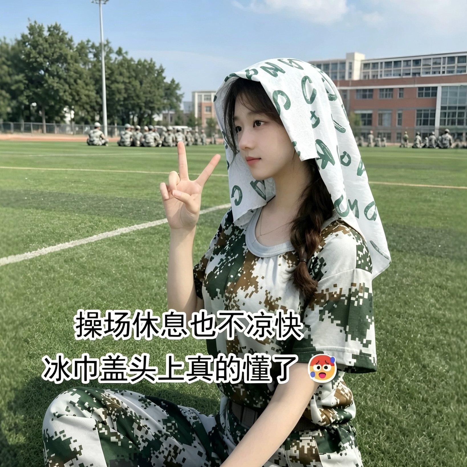 军训保命好物！清凉冰感小毛巾学生开学军训降温神器防暑擦汗冰巾