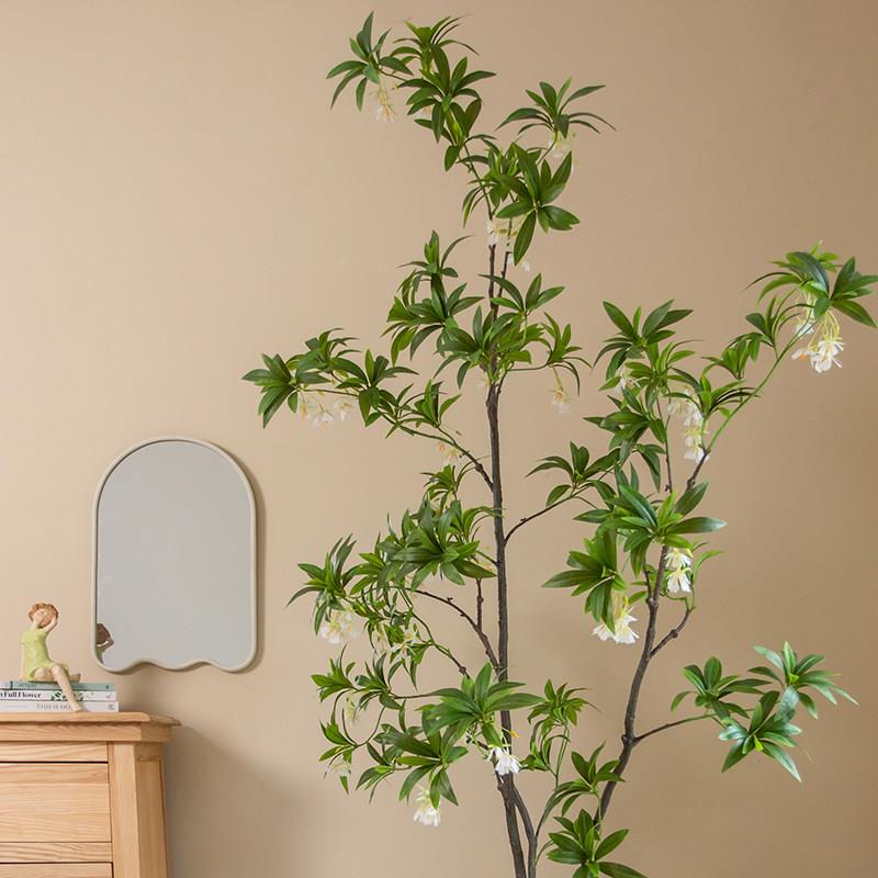 水石榕彷真绿栽色HH6702植物大型室内生绿植假盆植摆物盆景客厅落