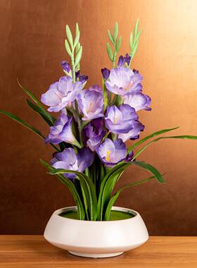 高级感剑居兰彷花真花绢花家客20251107厅餐桌饰假花玄装关插花艺