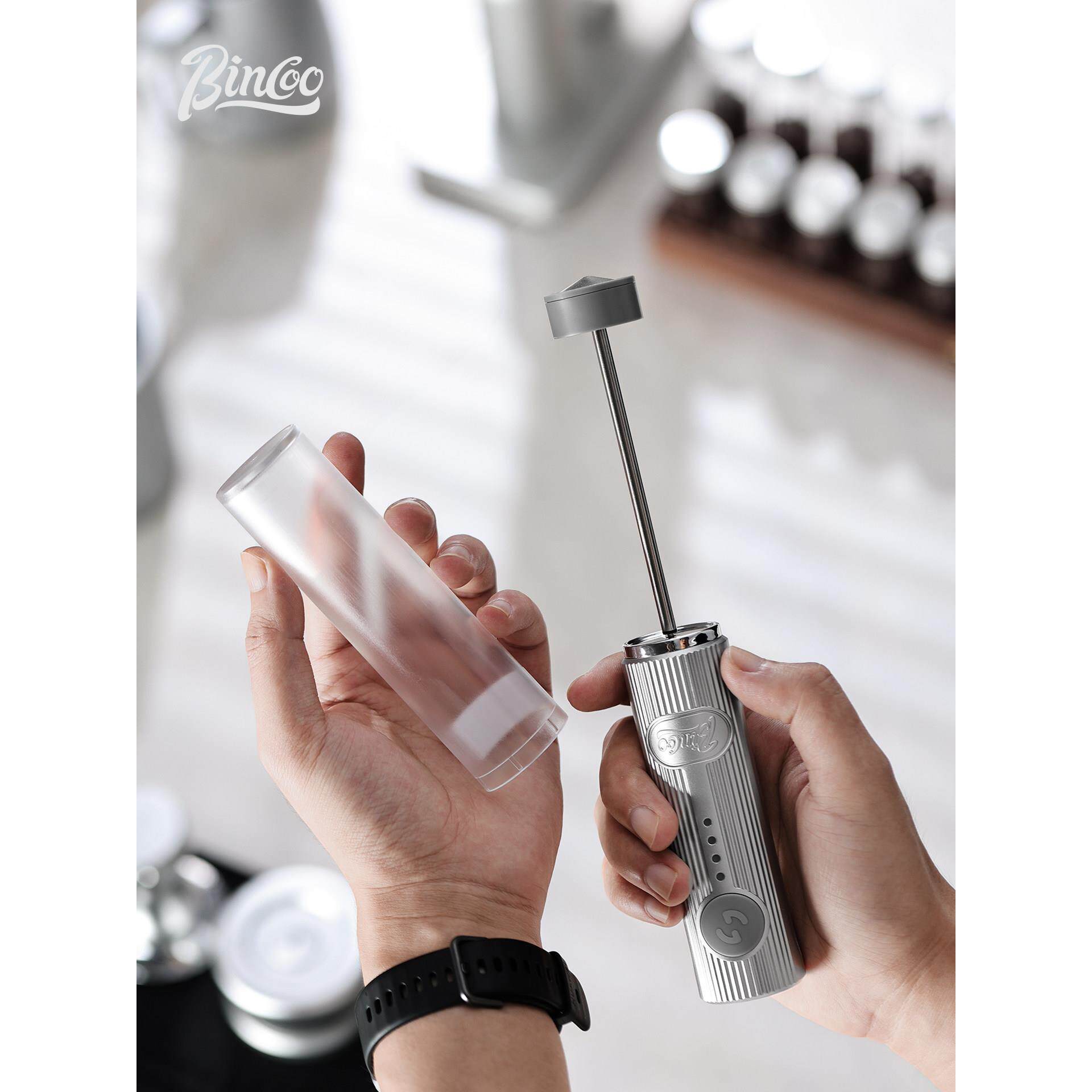 BinCo啡电动打奶器家用便o携式奶手持泡BC-NPQ01器咖小型打泡机搅