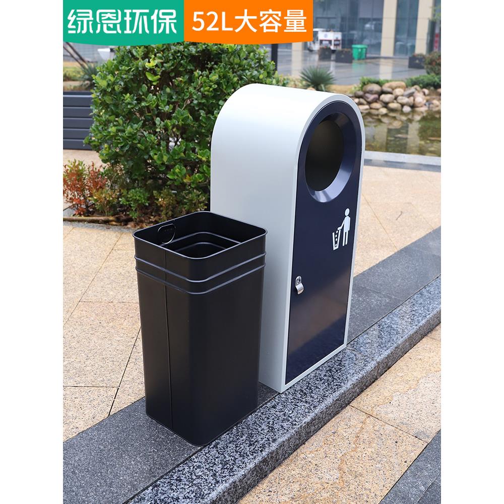 制定户外垃GB-44圾桶不钢商用大容量锈剥箱酒广场街新店型垃圾桶
