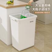 外方带轮垃圾桶家用2025新款 超大号容量形商用餐饮大X办公室户宿