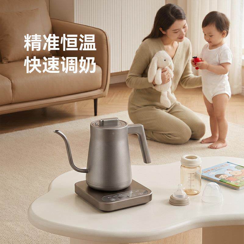 纯钛MK-T-17A式手冲热水壶家用小型便携烧水壶99.8%钛电抑纯菌保